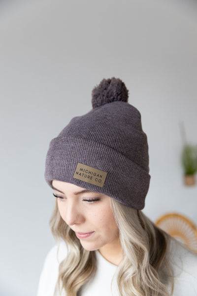 Pom Knit Beanie