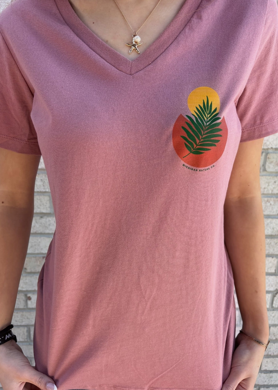 Botanical Ladies Relaxed V-Neck