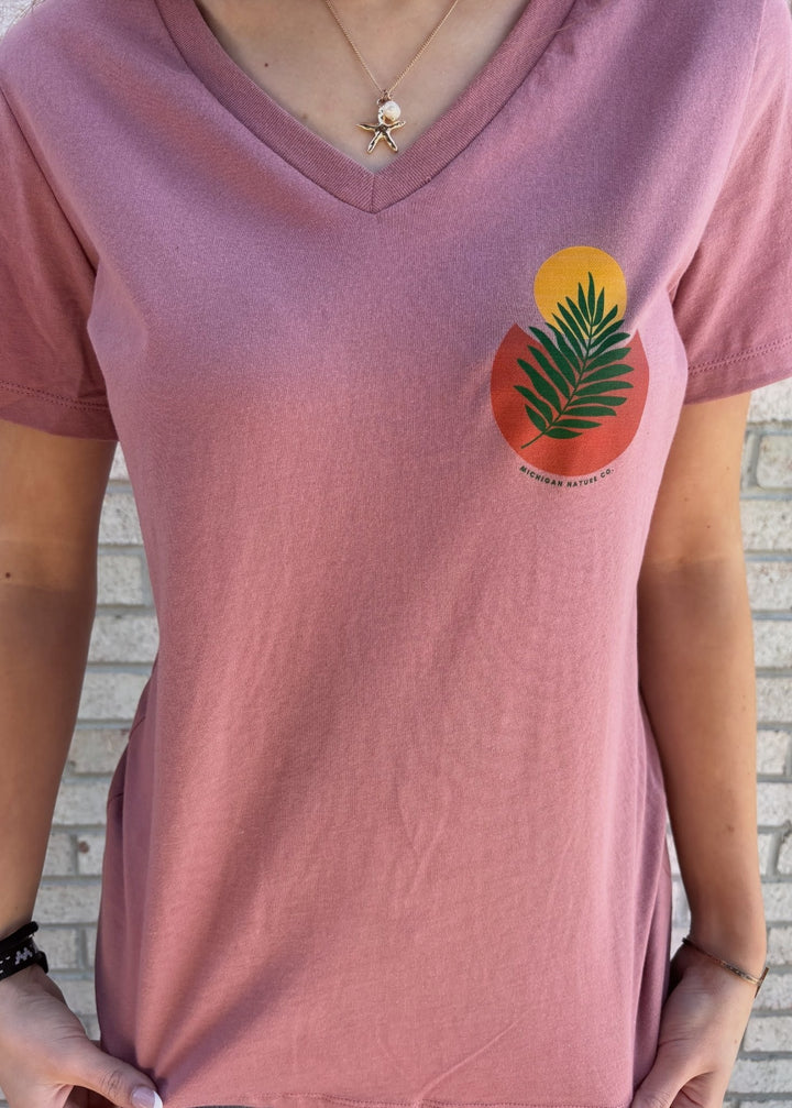 Botanical Ladies Relaxed V-Neck