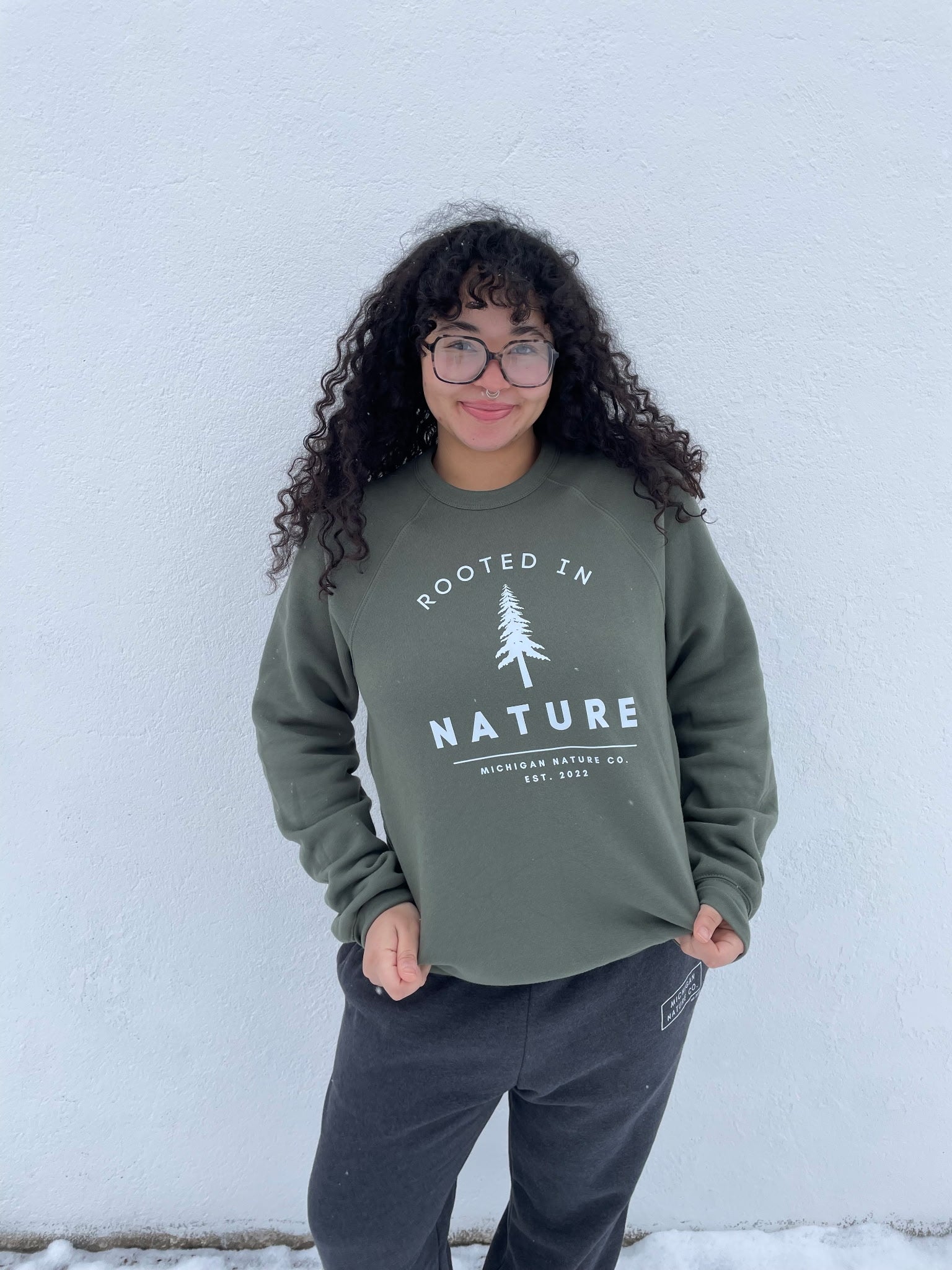 Rooted in Nature Crewneck – Michigan Nature Co.