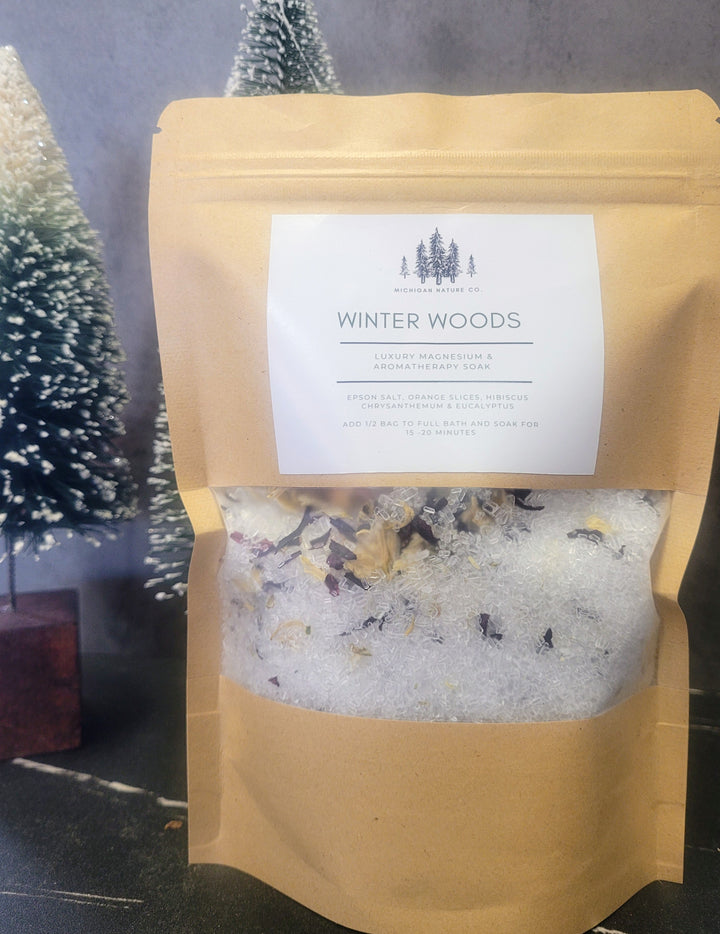 WINTER WOODS Luxury Magnesium & Aromatherapy Bath Soak