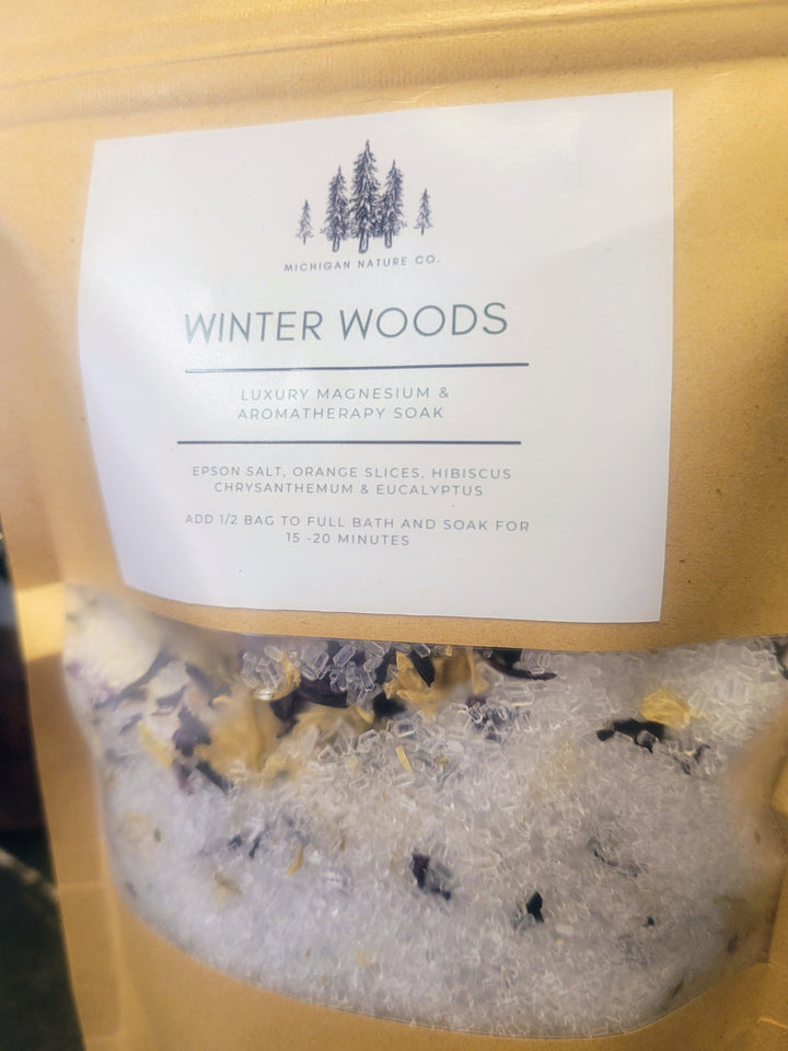 WINTER WOODS Luxury Magnesium & Aromatherapy Bath Soak