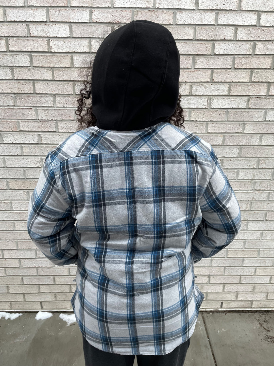 Hooded Flannel Jacket
